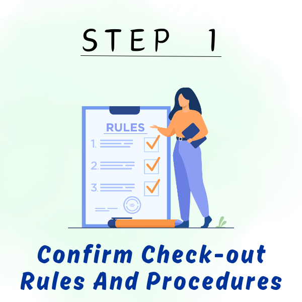 21-Confirm Check-out Rules And Procedures
